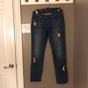 James Jeans  distressed ankle jean